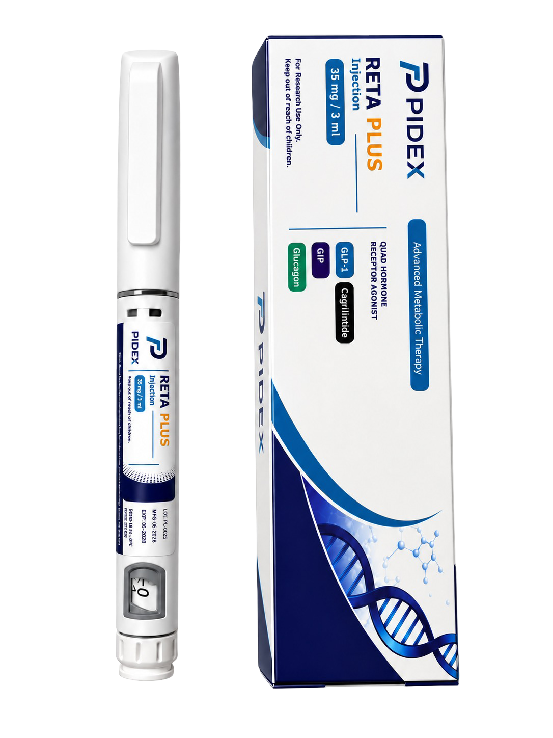 Reta Plus – GLP4 35 mg — PIDEX product packaging