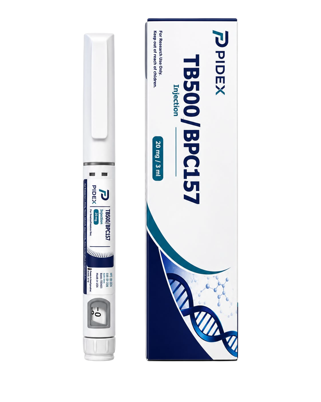 TB500 / BPC157 20 mg — PIDEX product packaging